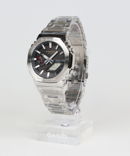 G-SHOCK（ジーショック）の「フルメタル / スマートフォンリンク＆タフソーラー / GM-B2100SD-1CJF（アナログ腕時計・メンズ・ブラック×シルバー・FREE）」の15枚目の写真
