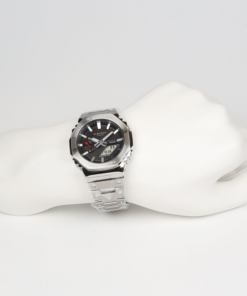 G-SHOCK（ジーショック）の「フルメタル / スマートフォンリンク＆タフソーラー / GM-B2100SD-1CJF（アナログ腕時計・メンズ・ブラック×シルバー・FREE）」の21枚目の写真