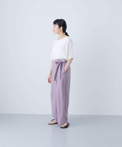 かぐれ（カグレ）の「コットンリネンラップパンツ（その他パンツ