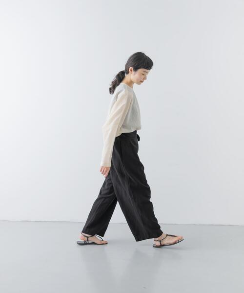 コットンリネンラップパンツ（その他パンツ）｜かぐれ（カグレ）の