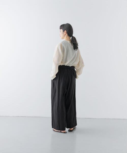 かぐれ（カグレ）の「コットンリネンラップパンツ（その他パンツ