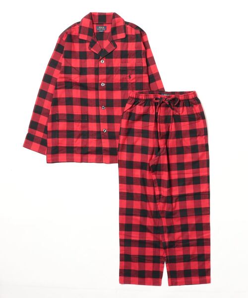 ラルフローレンパジャマ新品未使用Mサイズ POLO RALPH LAUREN】バッファローチェック パジャマ（ルーム