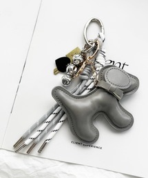 NOLITA LABORATORY(ノリータラボラトリー)の【 NOLITA / ノリータ 】 レザータイプ わんこ 犬 チャーム ハート 鍵 カラビナ バッグチャーム キーリング キーホルダー(チャーム)