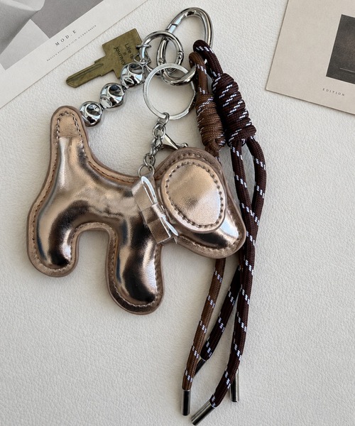 NOLITA LABORATORY(ノリータラボラトリー)の「【 NOLITA / ノリータ 】 犬 チャーム 鍵 バッグチャーム(チャーム・レディース・シルバー/ゴールド/ブラック/グレー・FREE)」の4枚目の写真