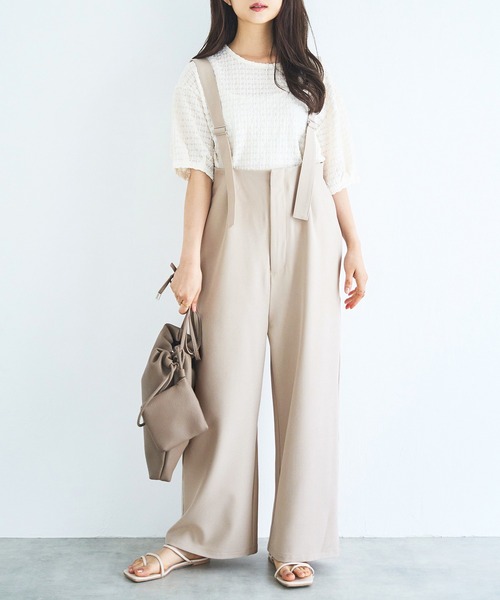 blate サロペット　ミルクティベージュ blate サロペット ミルクティベージュ - サロペット