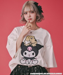 【GALFY/ガルフィー】×【KUROMI/クロミ】クロミちゃんとGALFYの半袖TEE