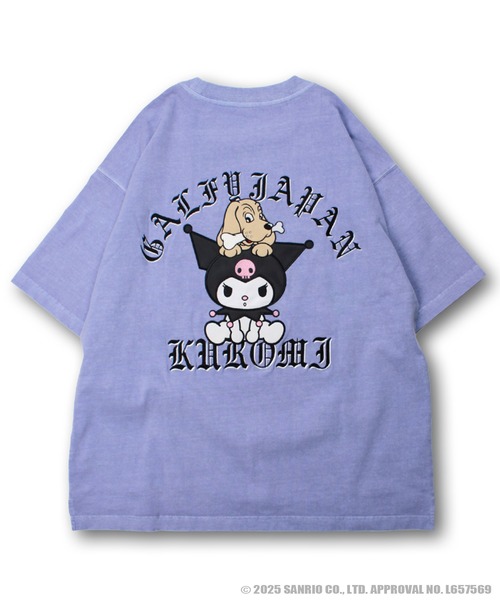 GALFY(ガルフィー)の「【GALFY/ガルフィー】×【KUROMI/クロミ】クロミちゃんとGALFYの半袖TEE(Tシャツ/カットソー・メンズ・ブラック系1/パープル系/ブラック/ホワイト・XL/L)」の6枚目の写真