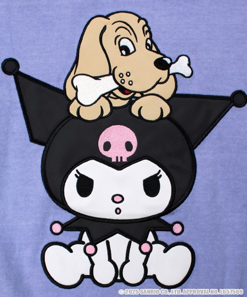 GALFY(ガルフィー)の「【GALFY/ガルフィー】×【KUROMI/クロミ】クロミちゃんとGALFYの半袖TEE(Tシャツ/カットソー・メンズ・ブラック系1/パープル系/ブラック/ホワイト・XL/L)」の9枚目の写真