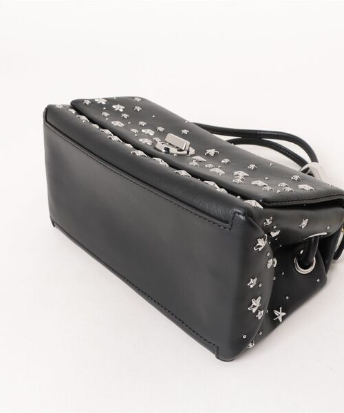 新品★マークジェイコブス ザ レザー デュアル トップ ハンドル ミニ ブラック セール】THE MINI DUAL TOP HANDLE/ザ スター スタデッド レザー