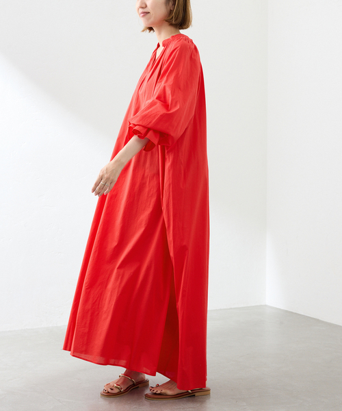 FRAMeWORK（フレームワーク）の「ギャザーワンピース（ワンピース・レディース・ブラック/ブルー/レッド/ピンク・36/38）」の5枚目の写真