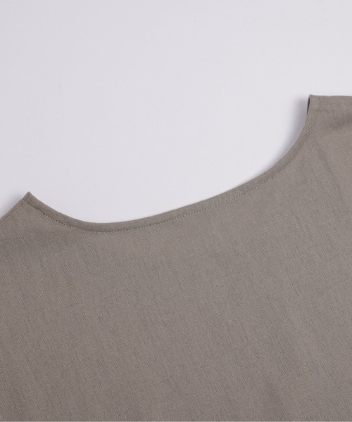 新品未使用　2025SS BEIGE.定番のLUIZAセットアップ 洗える】LUIZA / Iラインワンピース / BEIGE, | ファッション