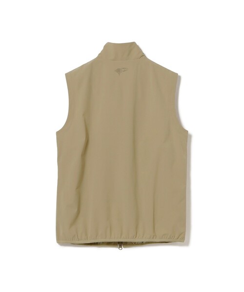 セール】ORANGE LABEL / ストレッチタフタ フルジップ 切替ベスト