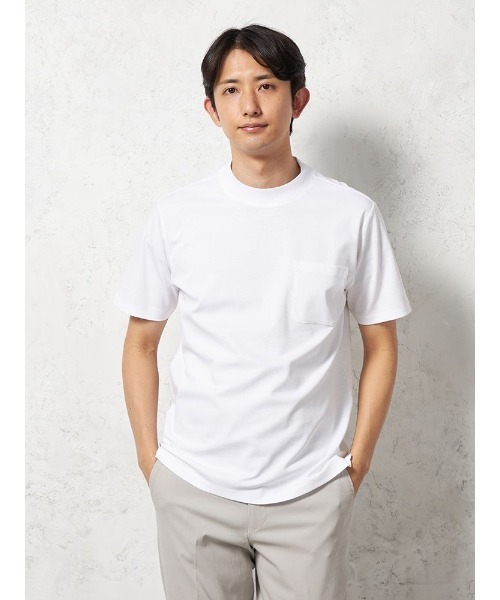HARUYAMA(ハルヤマ)の「【汗じみ防止】 半袖 ビズTシャツ クルーネック 無地 TOKYO RUN(Tシャツ/カットソー・メンズ・ホワイト/ブラック/ブルー・3L/LL/L/M)」の1枚目の写真