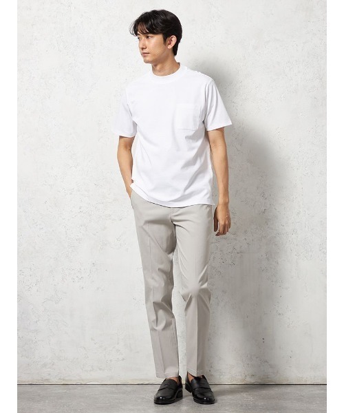 HARUYAMA(ハルヤマ)の「【汗じみ防止】 半袖 ビズTシャツ クルーネック 無地 TOKYO RUN(Tシャツ/カットソー・メンズ・ホワイト/ブラック/ブルー・3L/LL/L/M)」の5枚目の写真