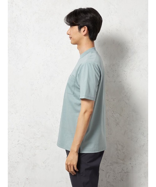 HARUYAMA(ハルヤマ)の「【汗じみ防止】 半袖 ビズTシャツ クルーネック 無地 TOKYO RUN(Tシャツ/カットソー・メンズ・ホワイト/ブラック/ブルー・3L/LL/L/M)」の10枚目の写真