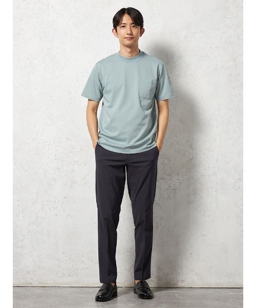 HARUYAMA(ハルヤマ)の「【汗じみ防止】 半袖 ビズTシャツ クルーネック 無地 TOKYO RUN(Tシャツ/カットソー・メンズ・ホワイト/ブラック/ブルー・3L/LL/L/M)」の15枚目の写真