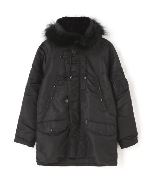 AVIREX（アヴィレックス）の「《VINTAGE LINE》N-3B MODIFIED COLOR / AVIREX / アヴィレックス（ブルゾン・メンズ・ブラック/チャコール・XX-LARGE/X-LARGE/MEDIUM/LARGE）」の18枚目の写真