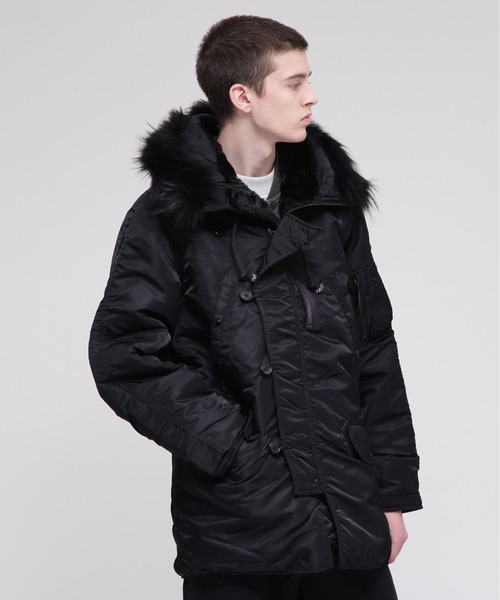 AVIREX（アヴィレックス）の「《VINTAGE LINE》N-3B MODIFIED COLOR / AVIREX / アヴィレックス（ブルゾン・メンズ・ブラック/チャコール・XX-LARGE/X-LARGE/MEDIUM/LARGE）」の15枚目の写真