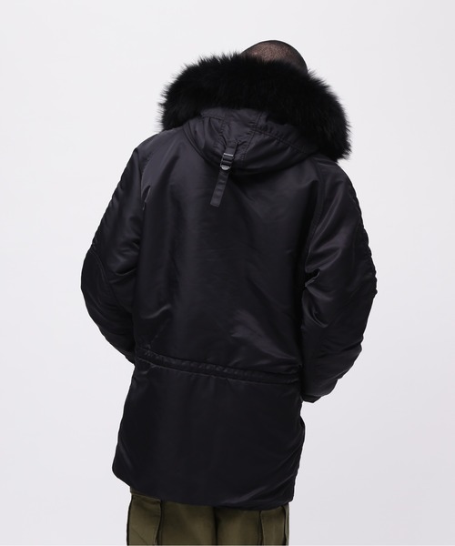 AVIREX（アヴィレックス）の「《VINTAGE LINE》N-3B MODIFIED COLOR / AVIREX / アヴィレックス（ブルゾン・メンズ・ブラック/チャコール・XX-LARGE/X-LARGE/MEDIUM/LARGE）」の4枚目の写真