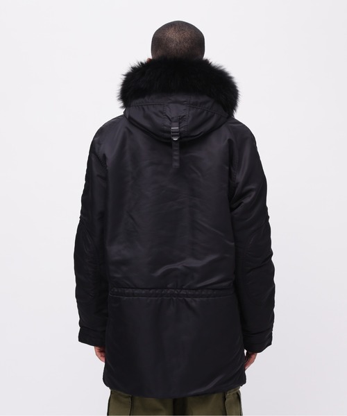 AVIREX（アヴィレックス）の「《VINTAGE LINE》N-3B MODIFIED COLOR / AVIREX / アヴィレックス（ブルゾン・メンズ・ブラック/チャコール・XX-LARGE/X-LARGE/MEDIUM/LARGE）」の8枚目の写真