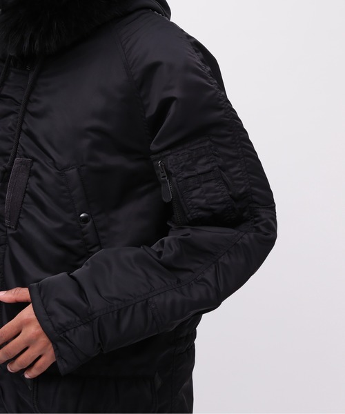 AVIREX（アヴィレックス）の「《VINTAGE LINE》N-3B MODIFIED COLOR / AVIREX / アヴィレックス（ブルゾン・メンズ・ブラック/チャコール・XX-LARGE/X-LARGE/MEDIUM/LARGE）」の12枚目の写真