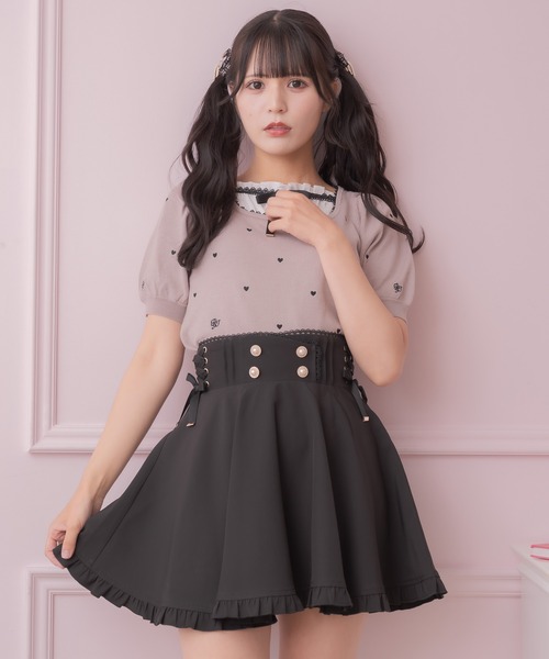 ☆ROJITA ポイントハート刺繍パーカー ポイントハート刺繍パーカー | Rlab store