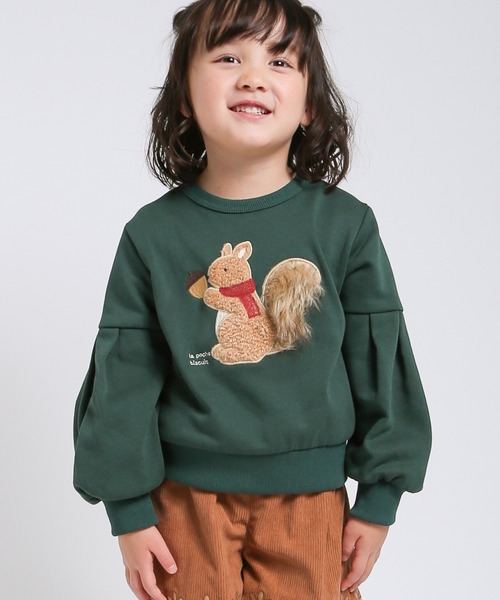 セール】袖ぽわんリストレーナー（スウェット）｜la poche biscuit（ラ