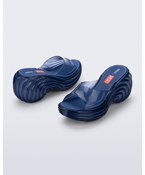 melissa（メリッサ）の「MELISSA QUANTUM PLATFORM + DIESEL AD（サンダル・レディース・クリアブルー/ライトブルー/ブラック/クリアレッド/ネイビー/イエロー/クリア・35-36/39/38/37）」の8枚目の写真