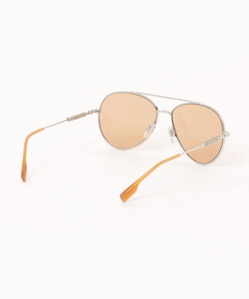 BURBERRY（バーバリー）の「【BURBERRY/バーバリー】ティアドロップ 調光サングラス BE3147 1344M4（サングラス・レディース・シルバー・FREE）」の3枚目の写真