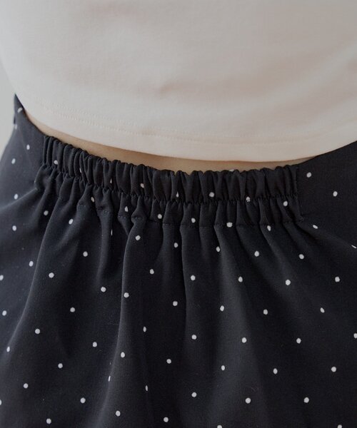 Chico（チコ）の「ドットボックスミニスカート（スカート・レディース・ホワイト/ブラック/グレー・FREE）」の8枚目の写真