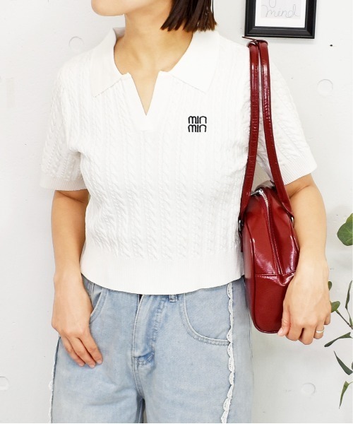 スキッパーデザイン・ケーブルニットセーター スキッパーデザイン・ケーブルニットセーター : bloom webshop
