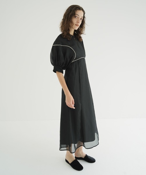 ワンピース CLANE 25AW LAYERED SHEER ONEPIECE LAYERED SHEER ONEPIECE｜DRESS(ドレス)｜CLANE OFFICIAL ONLINE