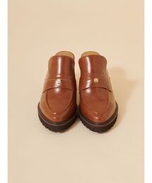 新品未使用　完売品　SNIDEL ベージュローファー HARUTA×SNIDEL】プラットフォームローファー（ローファー