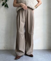 DouDou | ダブルタックパンツ(その他パンツ)