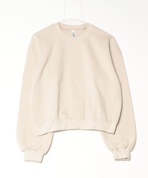 American Apparel(アメリカンアパレル)の「【T16】【American Apparel】REFLEX WOMENS FLEECE CREW SWEAT A-RF494(スウェット・レディース・ブラウン/ナチュラル/グレー/ミント/ピンク・SMALL)」の4枚目の写真