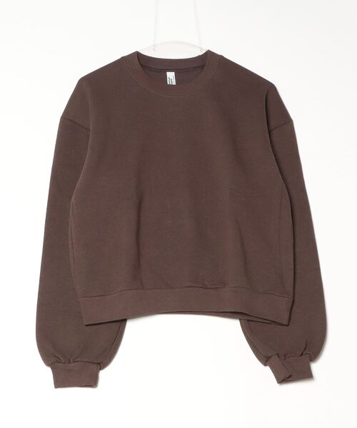 American Apparel(アメリカンアパレル)の「【T16】【American Apparel】REFLEX WOMENS FLEECE CREW SWEAT A-RF494(スウェット・レディース・ブラウン/ナチュラル/グレー/ミント/ピンク・SMALL)」の3枚目の写真