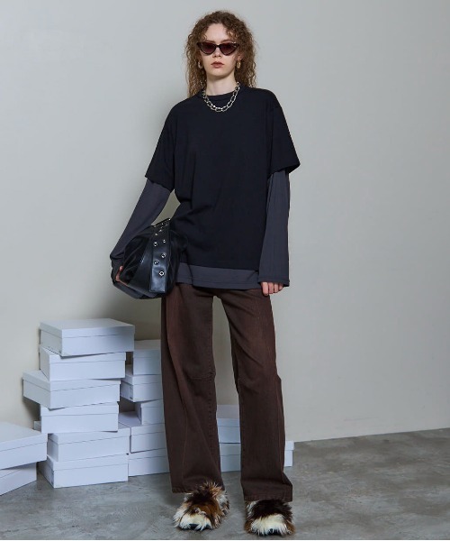メゾンスペシャル シアーレイヤードトップス 25AW PRE-ORDER】Sheer Layered Tops/シアーレイヤードトップス