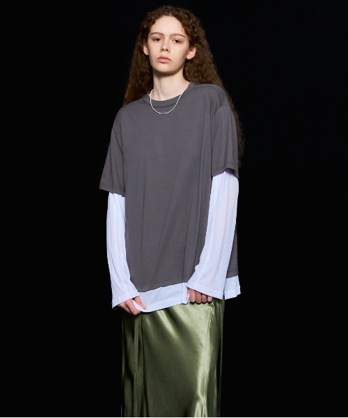 25AW PRE-ORDER】Sheer Layered Tops/シアーレイヤードトップス