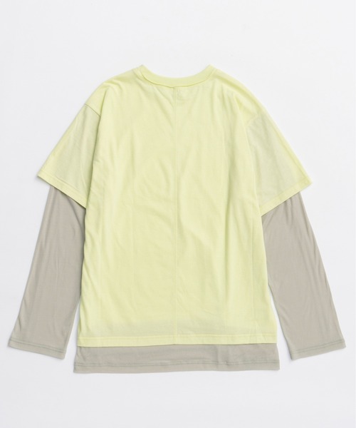トップス MAISON SPECIAL MAISON SPECIAL tシャツ Block Stitch Tops/ブロックステッチ