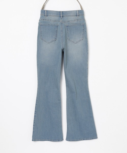 Honeys（ハニーズ）の「デニムフレアパンツ（デニムパンツ・レディース・グレー/ブルー系その他/インディゴブルー・S/SS/M/LL/L）」の17枚目の写真