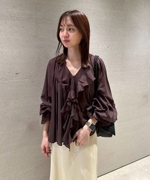 emmi | コットンボイルシフォンブラウス(シャツ/ブラウス)