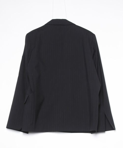 my beautiful landlet】 STRIPE WOOL TAILORED JACKET