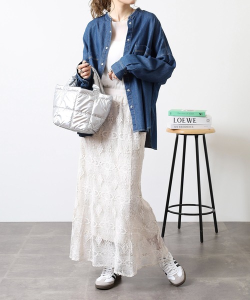 crossi(クロッシー)の「シャイニーキルティング中綿トートバッグ(トートバッグ・レディース・シルバー/ブラウン/ブラック・FREE)」の13枚目の写真