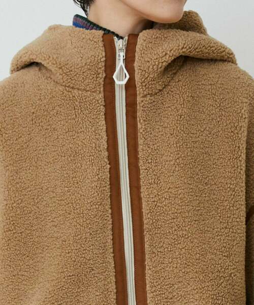 FRAPBOIS（フラボア）の「ポコボコ ブルゾン（ブルゾン・レディース・キャメル/ブラック・1/2）」の6枚目の写真