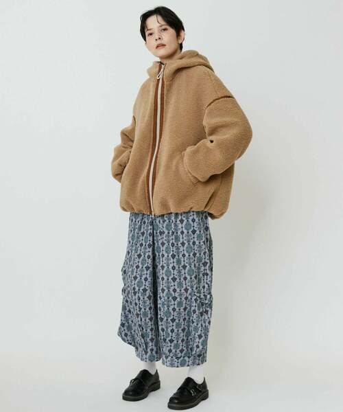 FRAPBOIS（フラボア）の「ポコボコ ブルゾン（ブルゾン・レディース・キャメル/ブラック・1/2）」の9枚目の写真