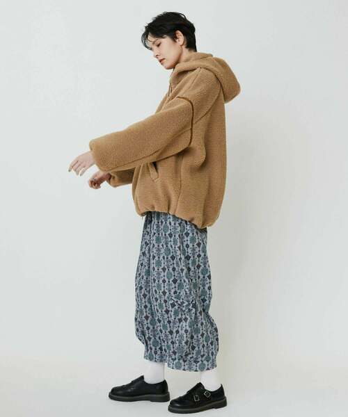 FRAPBOIS（フラボア）の「ポコボコ ブルゾン（ブルゾン・レディース・キャメル/ブラック・1/2）」の10枚目の写真