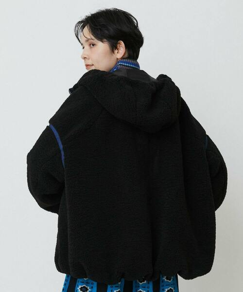 FRAPBOIS（フラボア）の「ポコボコ ブルゾン（ブルゾン・レディース・キャメル/ブラック・1/2）」の16枚目の写真