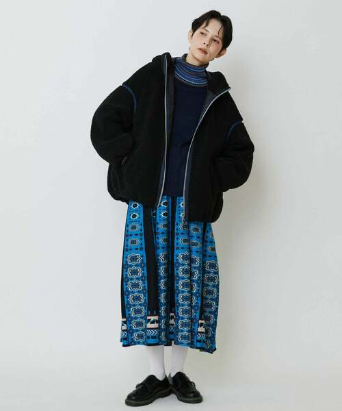 FRAPBOIS（フラボア）の「ポコボコ ブルゾン（ブルゾン・レディース・キャメル/ブラック・1/2）」の17枚目の写真