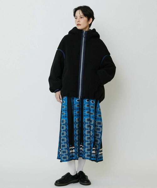 FRAPBOIS（フラボア）の「ポコボコ ブルゾン（ブルゾン・レディース・キャメル/ブラック・1/2）」の21枚目の写真