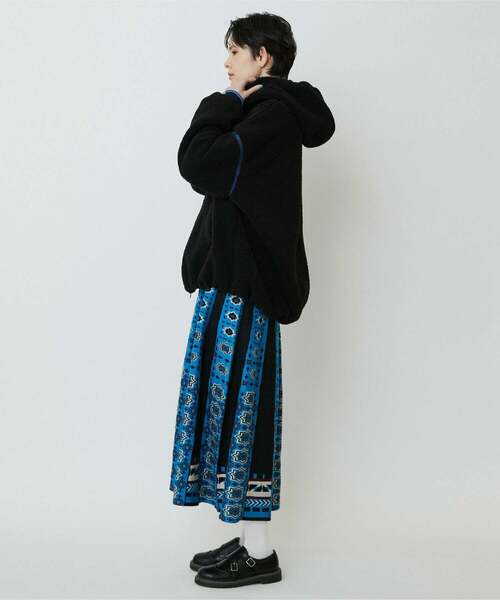 FRAPBOIS（フラボア）の「ポコボコ ブルゾン（ブルゾン・レディース・キャメル/ブラック・1/2）」の22枚目の写真